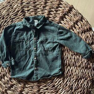 Corduroy button up